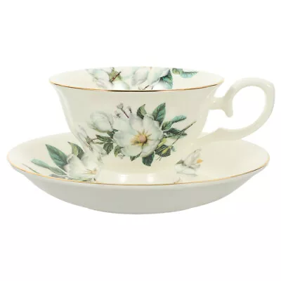 Buy  British Coffee Cups And Saucer Set Decorative Drinkware Porcelain • 17.85£