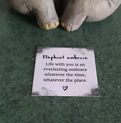 Buy Elephant Couple  Elephant  Embrace  Ornament Figure    New And Boxed  Bnib  • 17.99£