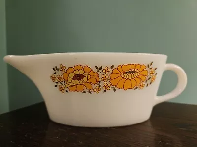 Buy Pyrex Marigold Gravy Boat Jug Tableware 60's JAJ Vintage FREE P&P  • 6£