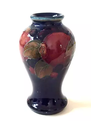 Buy Moorcroft Super 11cm Tall Pomegranate Design Signed Vase In Vgc • 235£