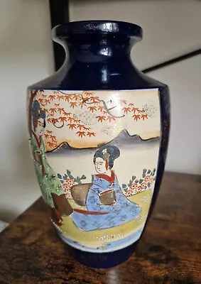 Buy Antique Japanese Satsuma Pottery Vase • 59£
