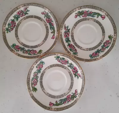 Buy Vintage Bone China Duchess  Indian Tree  Design Three Saucers • 3£