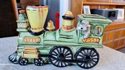 Buy Ultra Rare Vtg Derek Fowler Studio Pottery Childs Night Light Steam Engine Train • 65£