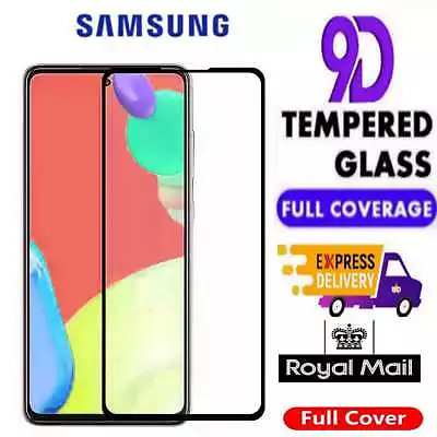 Buy Screen Protector Full Glass Clear 9D  For  Samsung Galaxy A71 A90 A91 M11 M53 • 2.99£