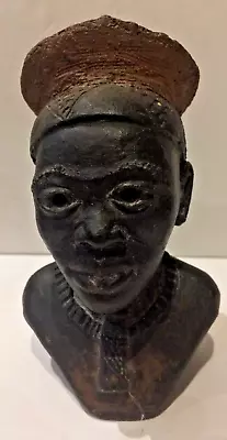 Buy M T Mhlongo Ceramic Zulu Head/Bust South African Artist Signed & Dated 1983 • 31.50£