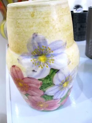 Buy Beautiful, Signed Radford Pottery Floral Vase, 15 Cm Tall • 7.99£