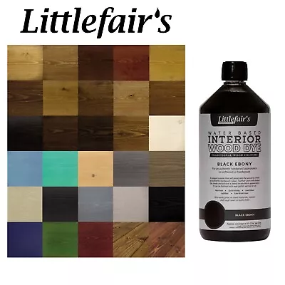 Buy Littlefair's Indoor Wood Stain Water Based Eco Friendly Light & Dark Finishes • 31.95£