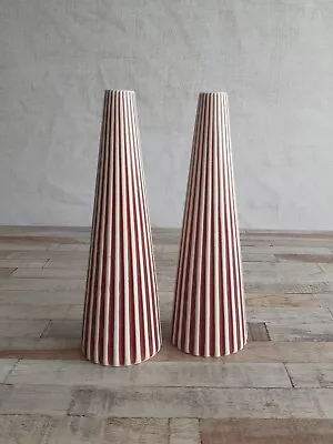 Buy Vintage Hornsea Summit Red White Salt & Pepper Shakers • 14£