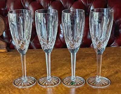 Buy 4 WATERFORD Crystal WESTHAMPTON Fluted Champagne Glasses 9 1/4  • 181.73£