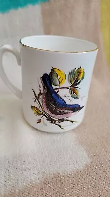 Buy Vintage Jason Works  Nanrich Pottery China Mug Great Tit Nuthatch Staffordshire • 4.99£