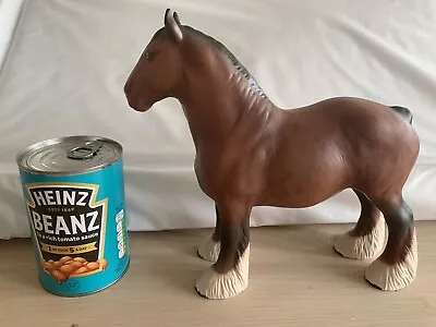 Buy Beswick Shire Mare, Model 818, Brown Matt, Excellent Condition • 40£