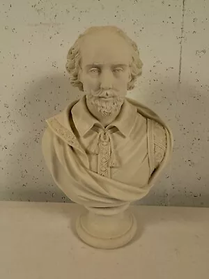 Buy Vintage Parian Ware Porcelain Bust Of William Shakespeare • 181.73£