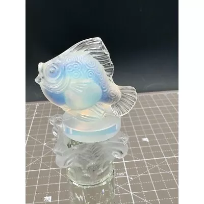 Buy Sabino French Opalescent Glass Fish Figurine #2 READ • 70.02£