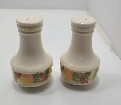 Buy Vintage 2 PC METLOX POPPY TRAIL VERNON Della Robbia SALT & PEPPER SET • 16.77£