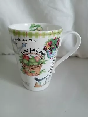 Buy Hudson & Middleton Fine Bone China Floral Mug Cup Nick Holland Garden Gardening  • 5.45£