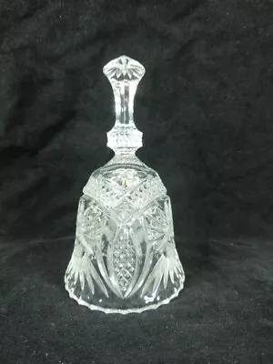 Buy Large Cut Glass Crystal Bell Tall Ornate Vintage  • 6.95£