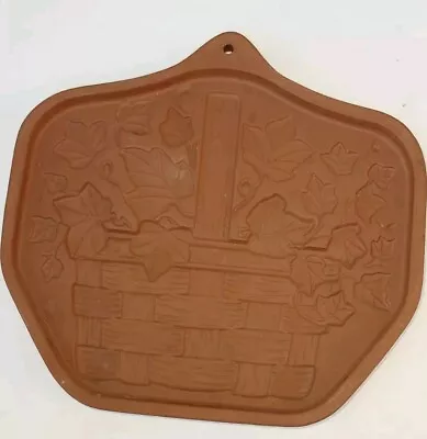Buy Workshops Of Gerald E Henn Clay Cookie Mold Fall Thanksgiving Basket Leaf Relief • 9.27£