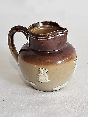 Buy An Antique Miniature Doulton Lambeth Stoneware Harvest Jug • 14.99£