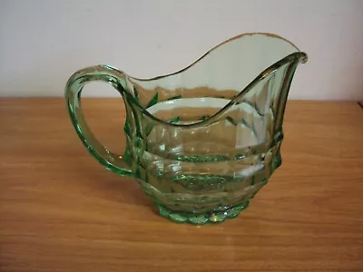 Buy A Large Vintage Green Glass Jug • 8£