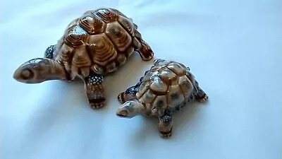 Buy Wade Tortoises Porcelain Original Classic Figure Miniature Ornament X 2 • 5.99£