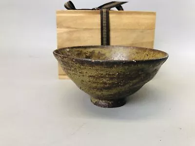 Buy Y7237 CHAWAN Korean Pottery Iraho Bowl Signed Box Korea Antique Tea Ceremony Cup • 93.19£