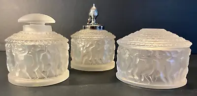 Buy Lalique Cherub 3 Piece Vanity Set One Of My Over 400+ Lalique Listings • 834.08£