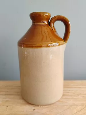 Buy Antique Vintage 18cm Earthenware Flagon, Stoneware Cider Bottle Rustic Farmhouse • 8£