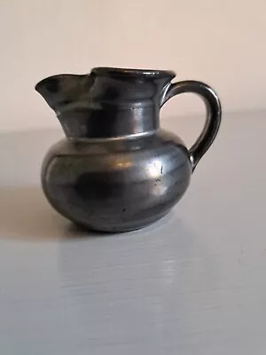 Buy Prinknash Pottery Jug Pewter Glaze • 4.50£