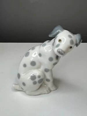 Buy Vintage Lladro Porcelain - Hand Painted Dalmatian Dog Figure #1260 • 20£