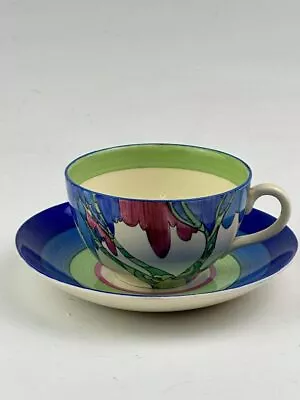 Buy Clarice Cliff RUDYARD Pattern Globe Shape Cup And Saucer. Art Deco Original, ... • 325£
