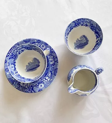 Buy SPODE  ITALIAN  LARGE Breakfast CUP + SAUCER With SUGAR + CREAM. PERFECT • 30£