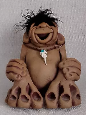 Buy Heavy Kallaharees Clay Pottery African Troll Ornament UK Only  • 15£