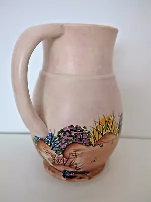 Buy Vintage E Radford Burslem Pottery Flowers Floral Wildflower Pink Jug 30s 40s • 20£