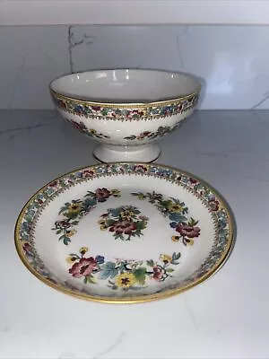 Buy COALPORT  Ming Rose, Sweet Dish And Small Dish/plate • 3.99£