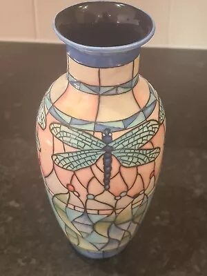 Buy Vintage Tupton Ware Dragonfly Tubelined Pottery Vase • 45£