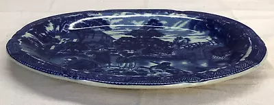 Buy Vintage Ironstone China Blue And White Platter 11.5  • 16.30£