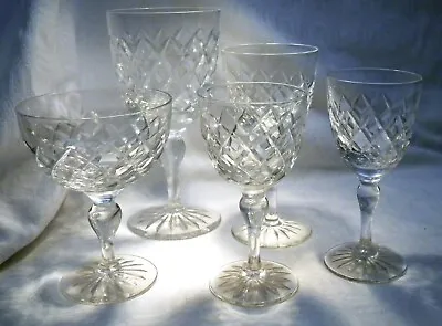 Buy Thomas Webb Crystal Dennis Diamonds Selection Wine Port Champagne Goblet • 19.99£