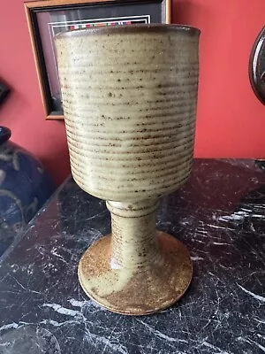 Buy Lovely Studio Pottery Goblet • 6.50£