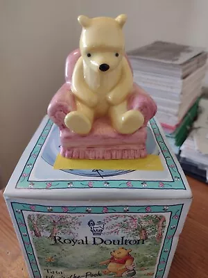 Buy Disney Royal Doulton Winnie The Pooh In The Armchair WP4 • 10.99£