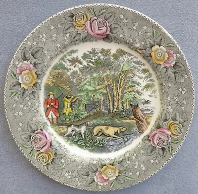 Buy Adam Pottery Currier And Ives Dinner Plate: Woodcock Shooting  England  • 18.59£