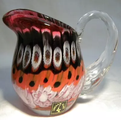 Buy Langham Glass Millefiori Glass Jug • 24.99£