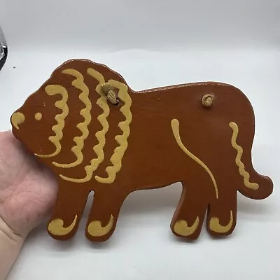 Buy Foltz Pottery Redware Ornaments Male Lion A Rare 10” • 25.15£