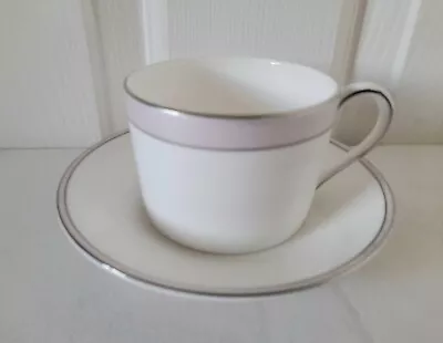 Buy Wedgwood Pink Duchesse Vera Wang Cup And Saucer  Listed As 2nds • 10.99£