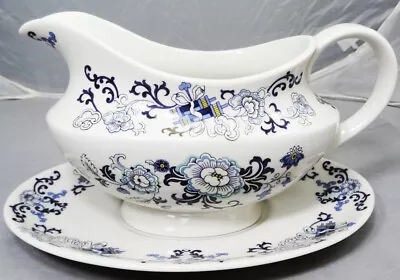 Buy NANKIN TC1091 By Royal Doulton Gravy Boat & Stand NEW NEVER USED Made In England • 130.46£