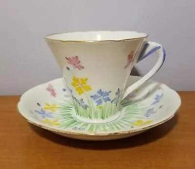 Buy Rare Vintage ABJ Grafton Art Deco Tea Cup And Saucer #6204 • 46.55£