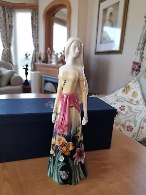 Buy Old Tupton Ware  Large  Lady Figurine Summer Bouquet  30.cm. High. • 19.99£