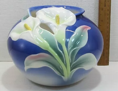 Buy FRANZ Porcelain Arum Lily Bulbous Flower Vase Large XP1887  6  Tall • 69.99£