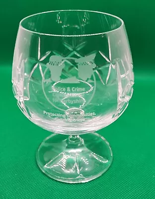 Buy Derbyshire Police & Crime Commissioner Commemorative Brandy Crystal Glass • 9.99£