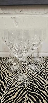 Buy 6 Exquisite Edinburgh Crystal Hobnail Style Large Cut Wine Glasses • 3.20£