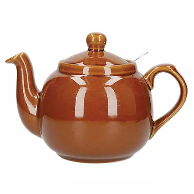 Buy London Pottery Farmhouse Filter 4 Cup Teapot Rockingham Brown • 32.95£